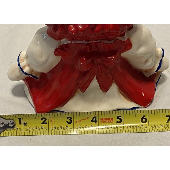 Vintage Ceramic 7x7 In Sitting Raggedy Ann 1970 The Bobbs Merrill Co SEE PHOTOS - Picture 5 of 7